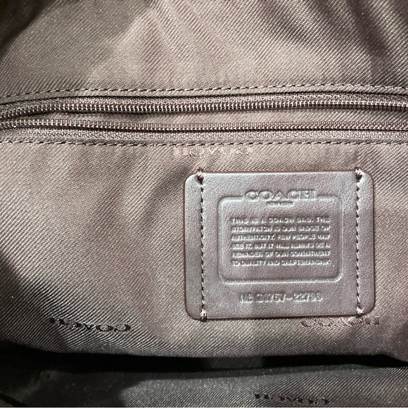 Coach Pebbled Leather/Suede Prairie Satchel, Primrose Color - Picture 7 of 16